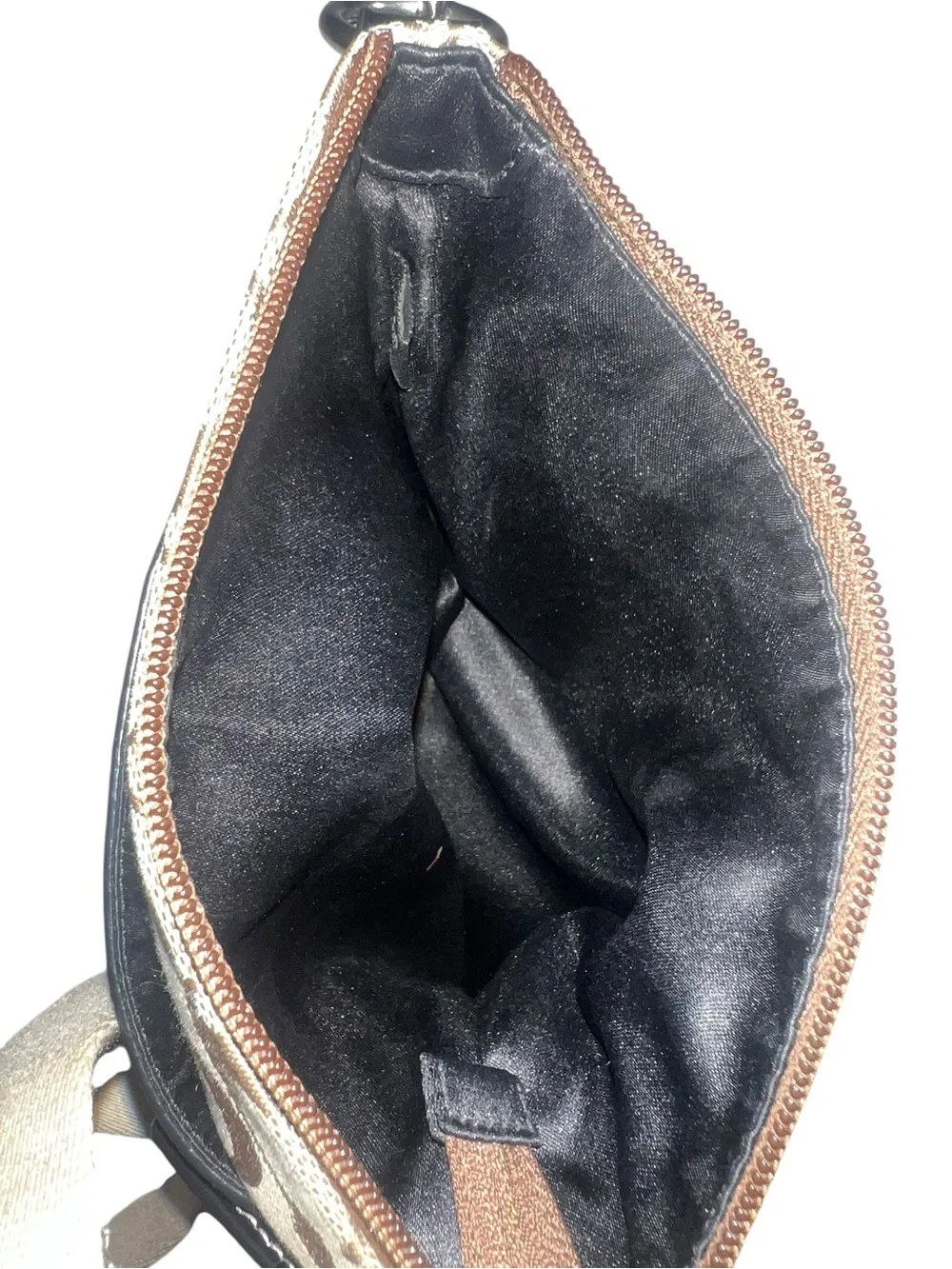 Coach Khaki/Brown Signature Crossbody Messenger Bag